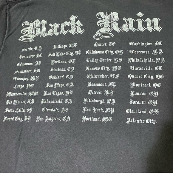 Ozzy Osbourne Black Rain T-Shirt Size Large - Picture 6 of 7